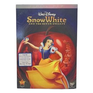 New Sealed w/ Slipcover Walt Disney Snow White and the Seven Dwarfs 2-Disc DVD